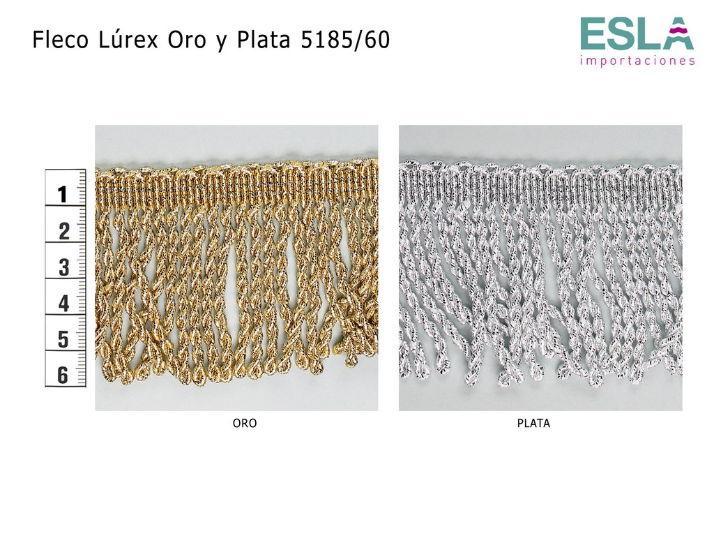 FLECO LUREX ORO Y PLATA 5185