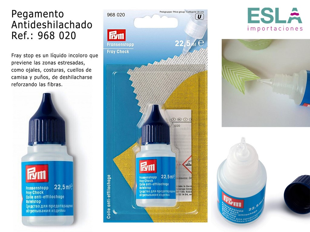 PEGAMENTO TEXTIL ANTIDESHILACHADO PRYM 968020