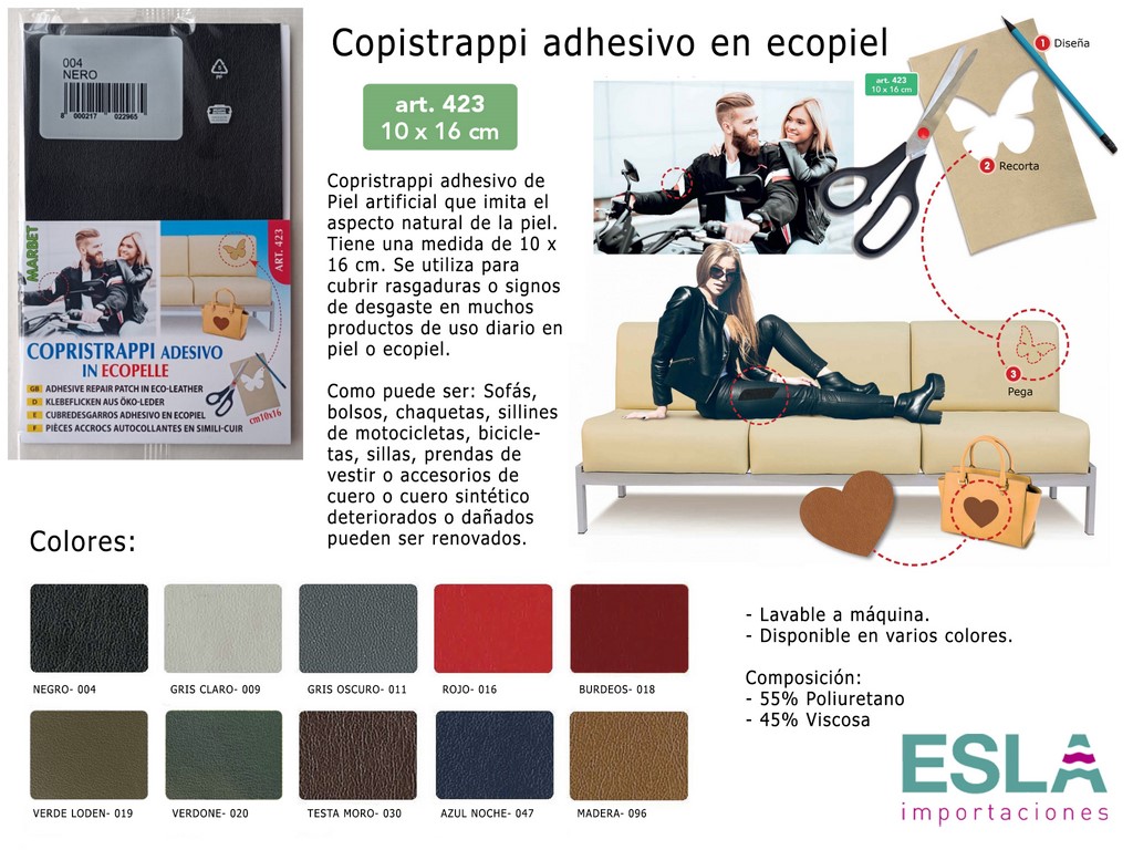 COPISTRAPPI ADHESIVO EN ECOPIEL 423