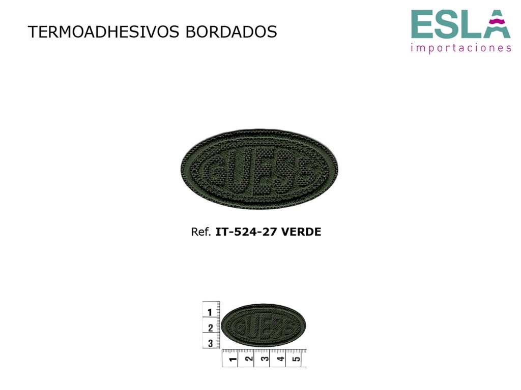 TERMOADHESIVO BORDADO IT-524 GUESS
