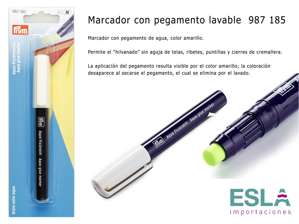 MARCADOR CON PEGAMENTO LAVABLE 987185 PRYM