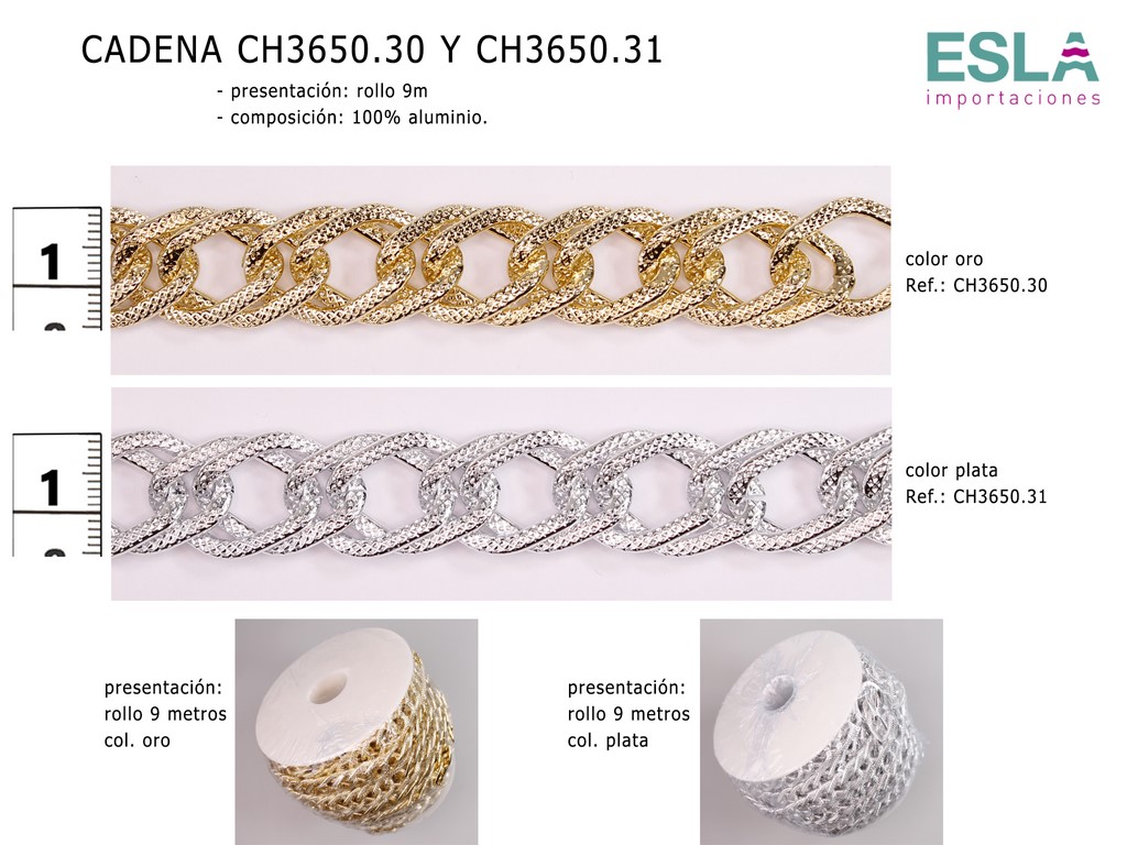 CADENA PARA BOLSO CH3650