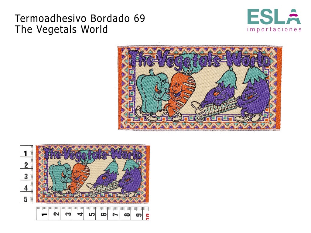 TERMOADHESIVO BORDADO 69 THE VEGETALS WORLD