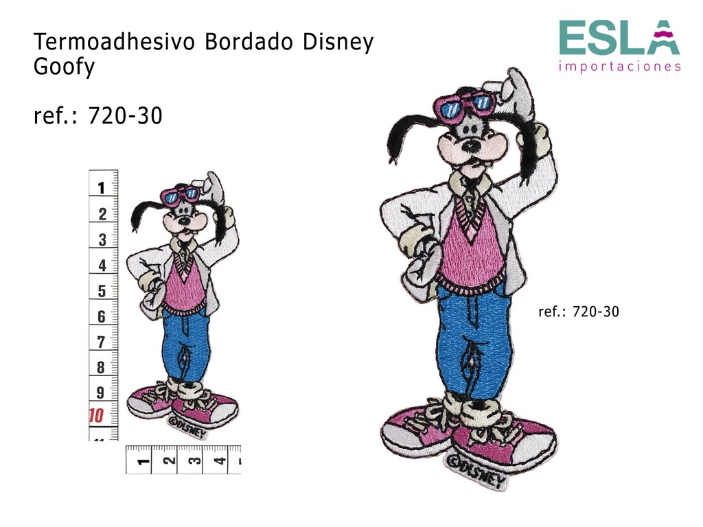 TERMOADHESIVO BORDADO DISNEY GOOFY 720-30