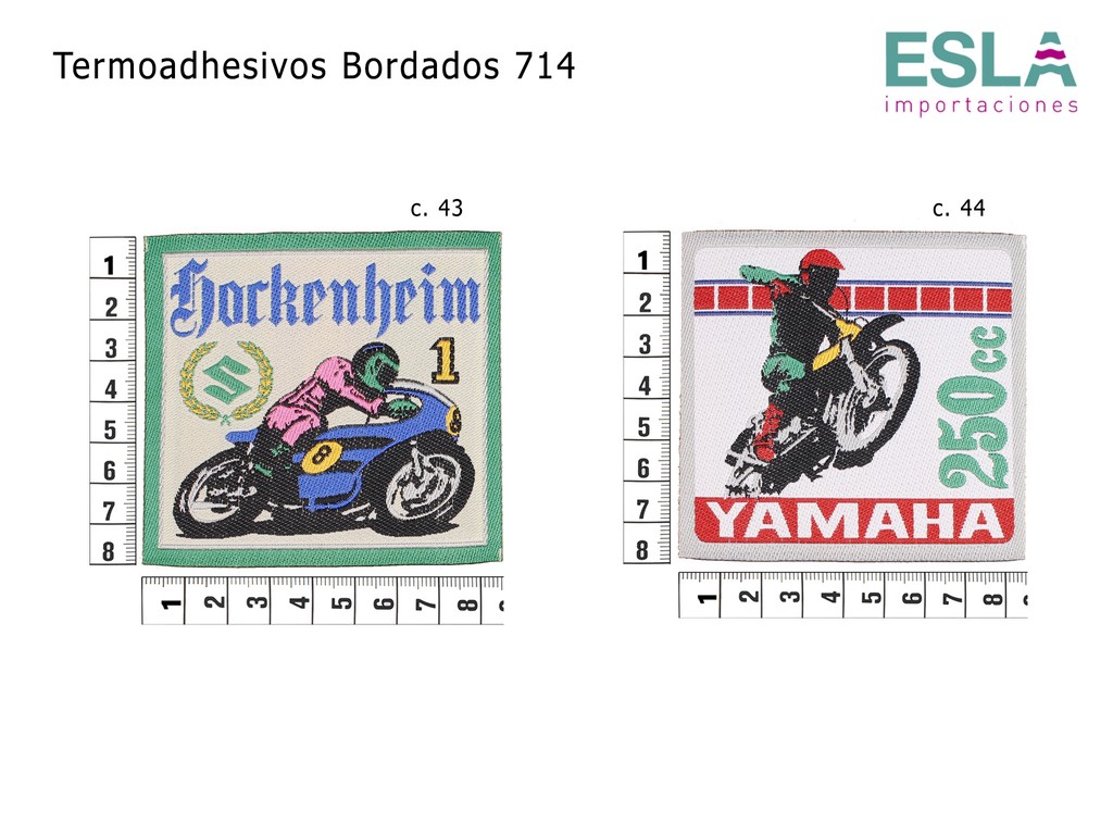 TERMOADHESIVO BORDADO MOTO 714
