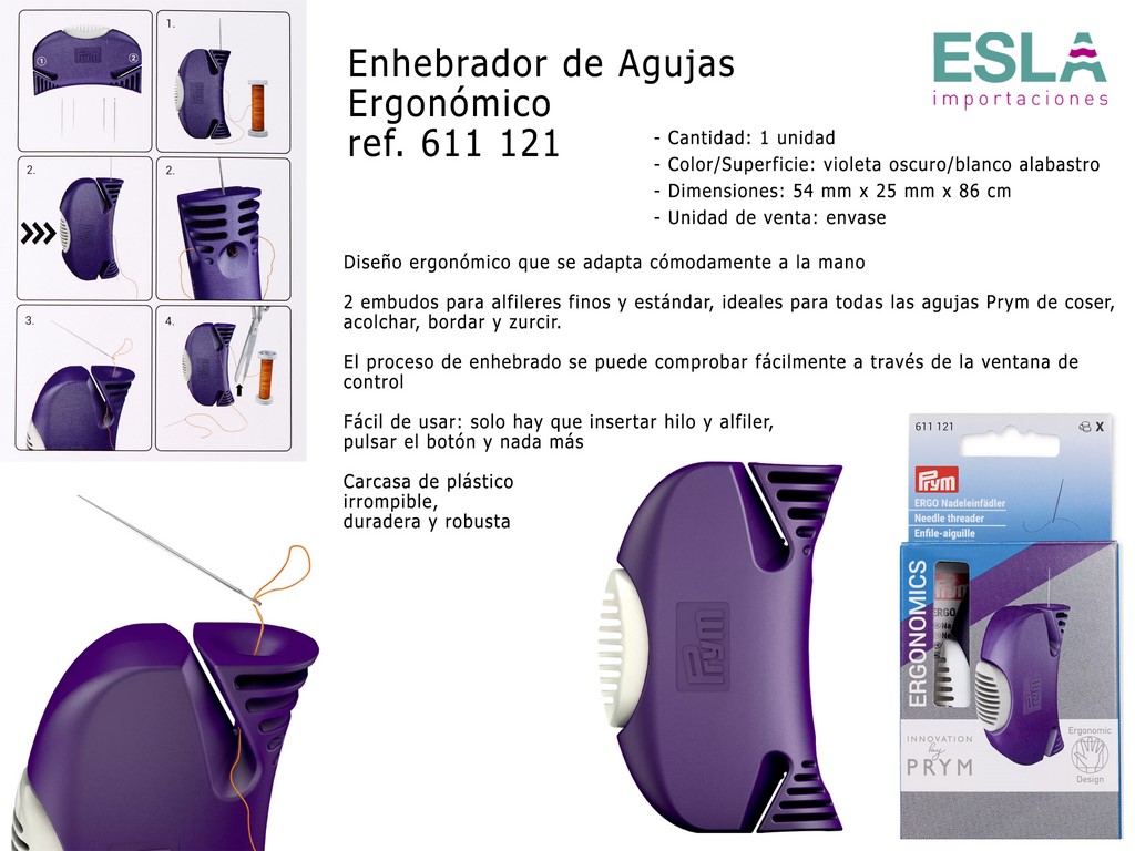 ENHEBRADOR DE AGUJAS AUTOMATICO ERGONOMICO 611121