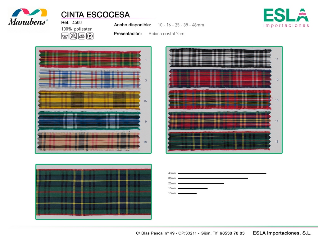 CINTA ESCOCESA 4500