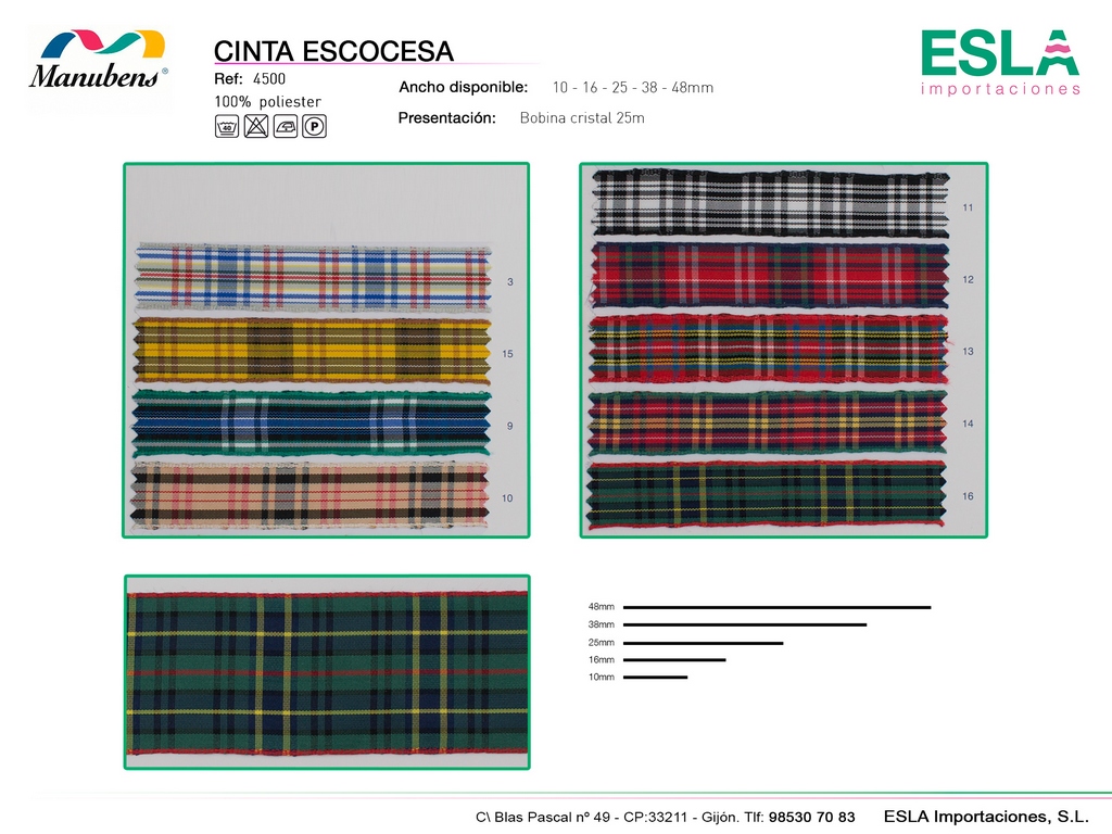 CINTA ESCOCESA 4500