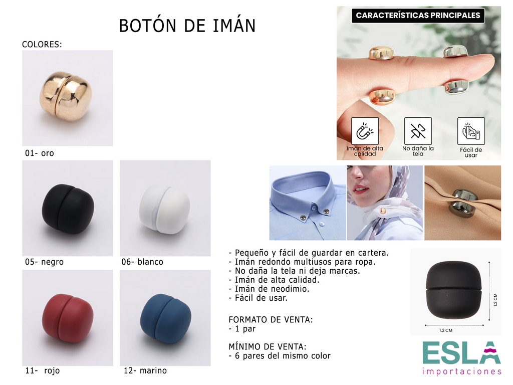 BOTON DE IMAN