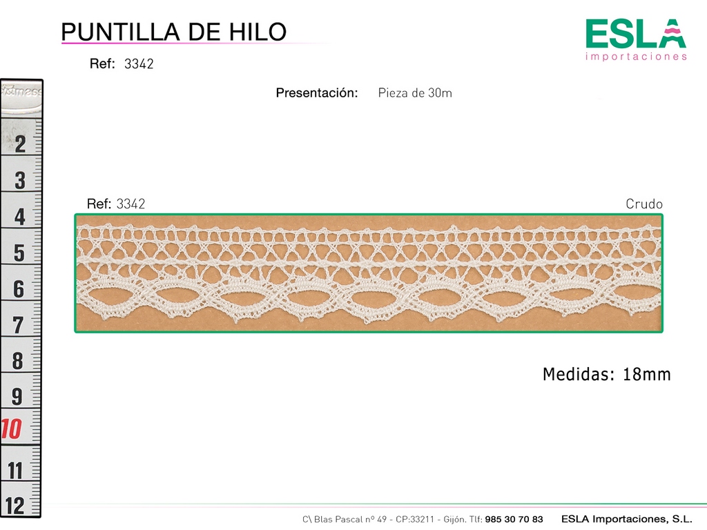 PUNTILLA HILO 3342