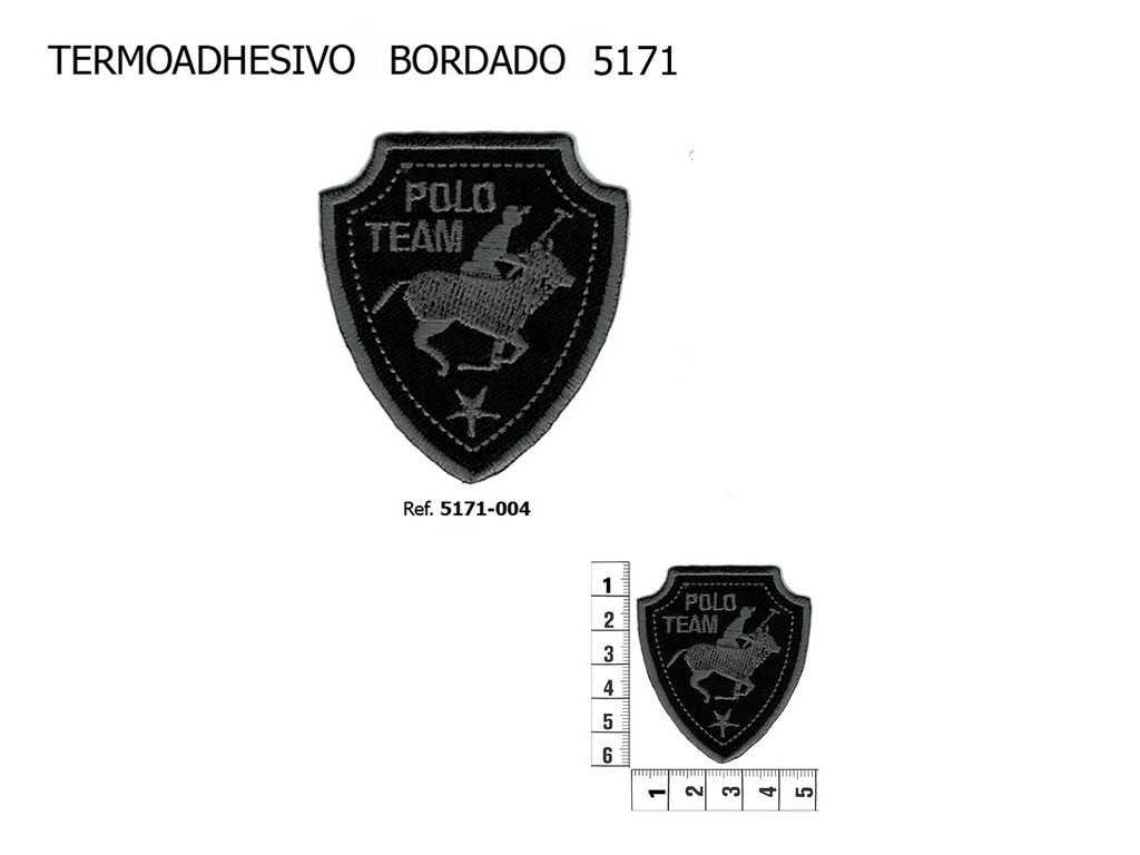 TERMOADHESIVO BORDADO POLO TEAM 5171