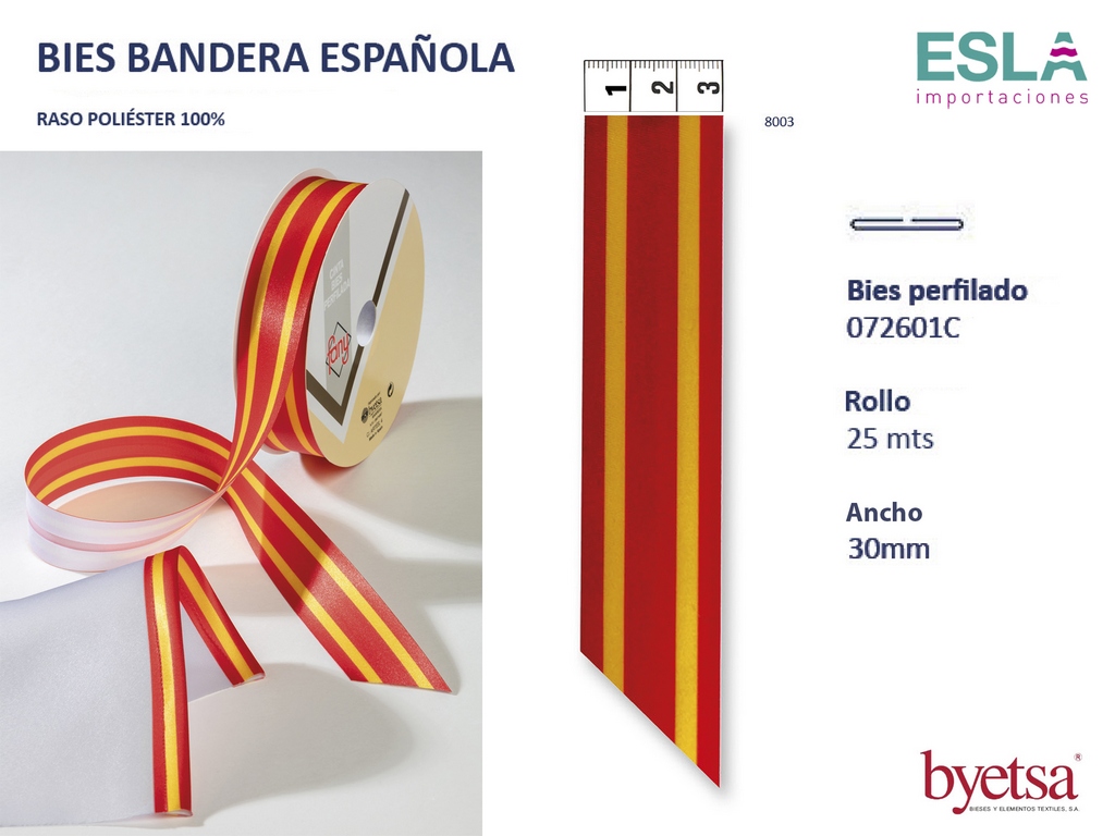 BIES BANDERA ESPANA 72601C