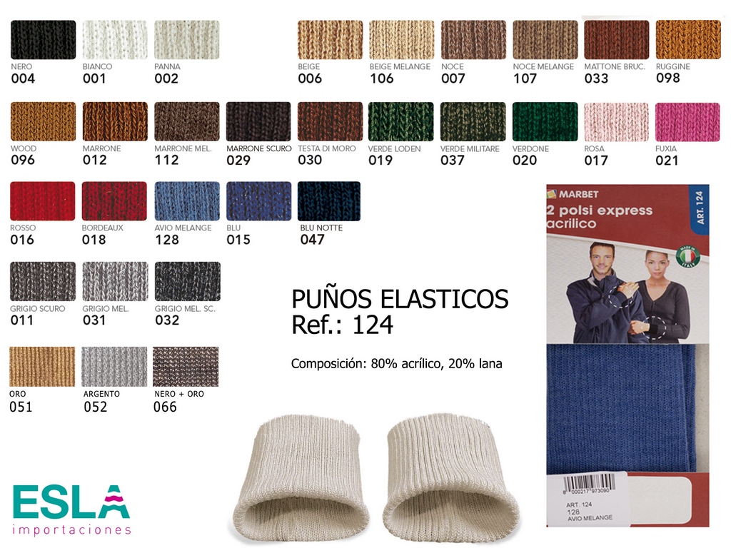 PUÑOS ELASTICOS 124